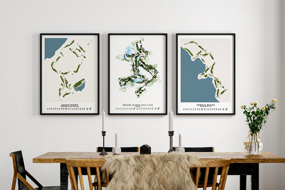 How to Order Your Custom Golf Map  Art: A Step-by-Step Guide