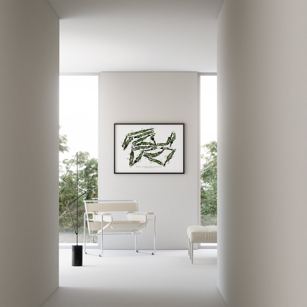 Royal Wimbledon - Hand-Illustrated Golf Course Print