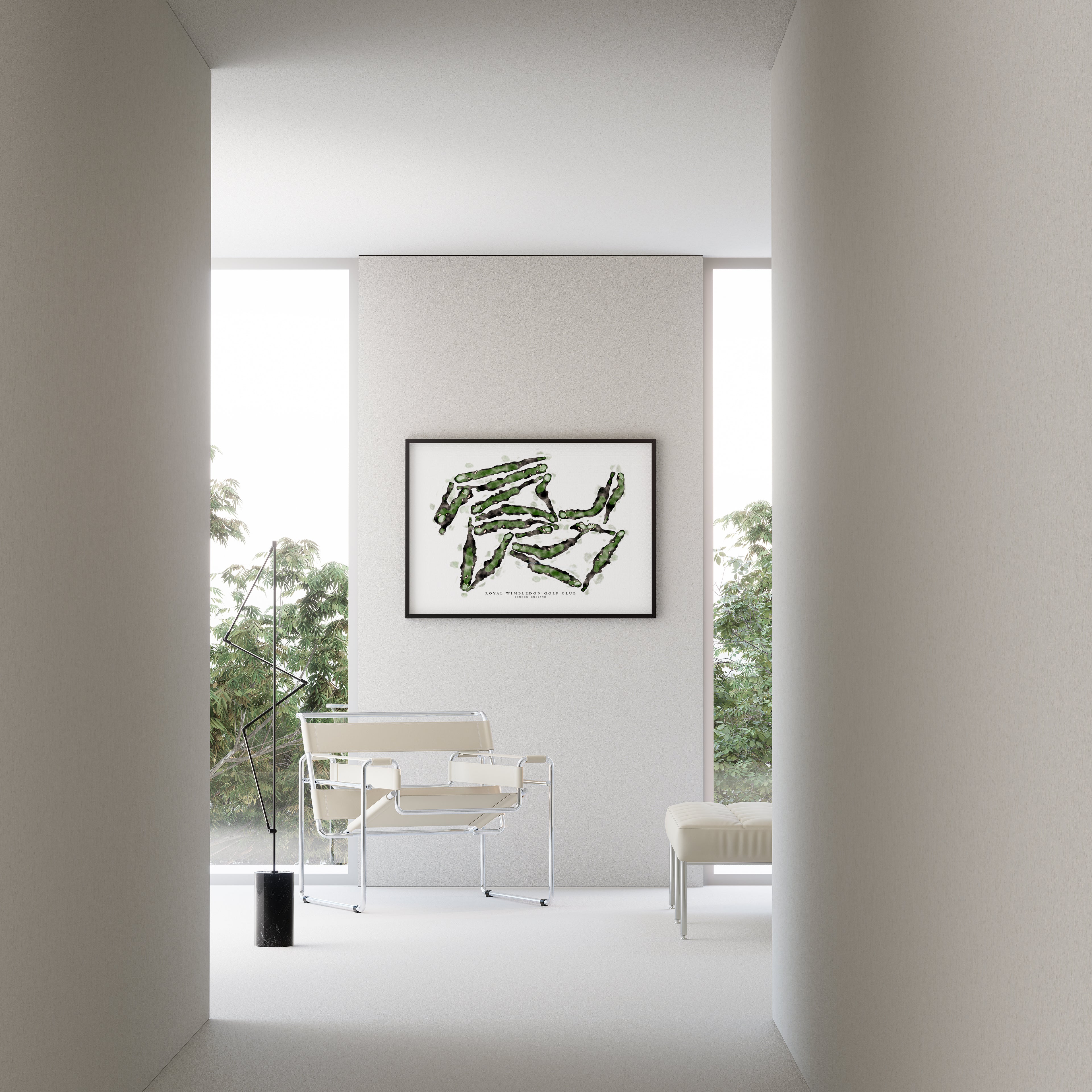 Royal Wimbledon - Hand-Illustrated Golf Course Print