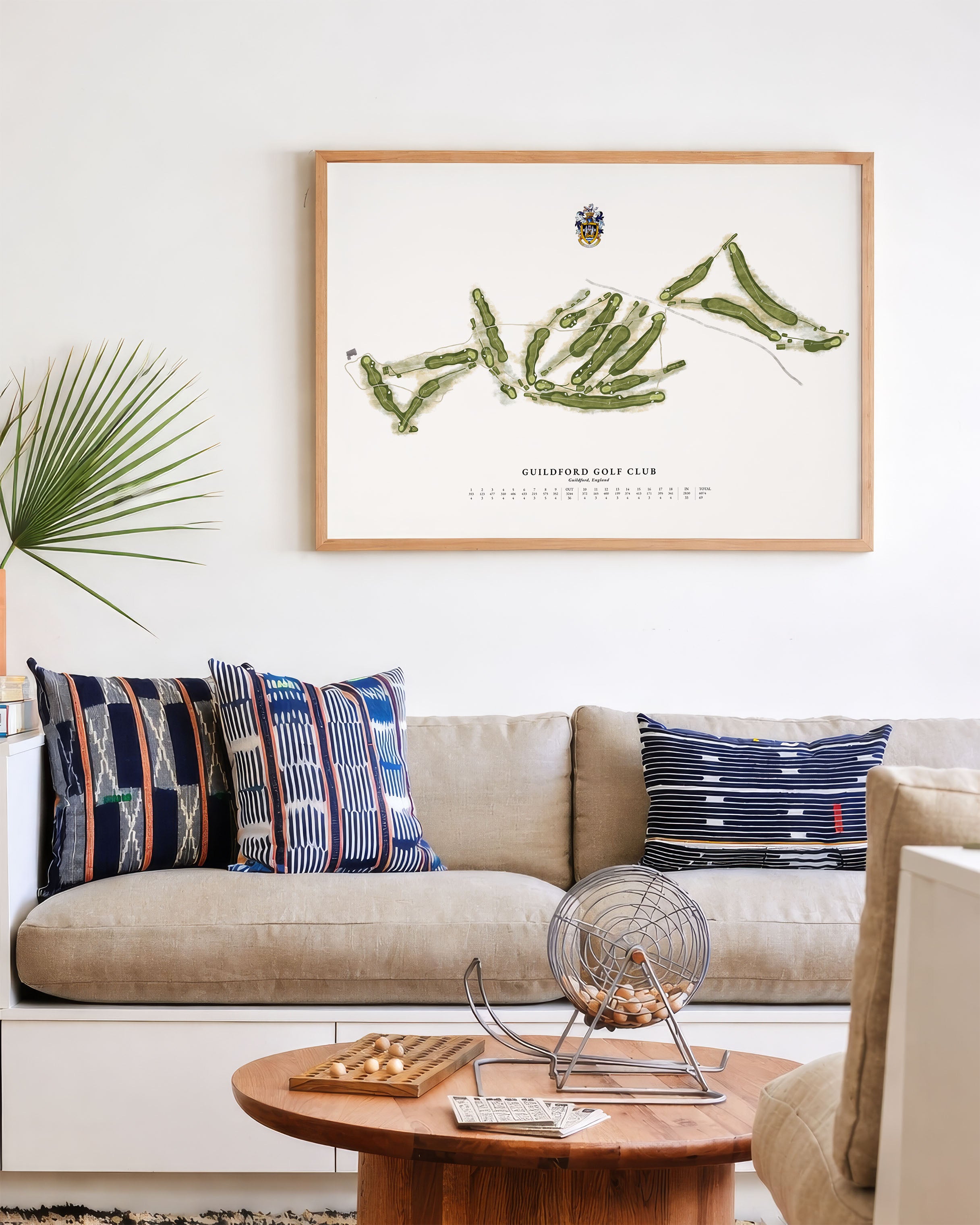 Heritage Hand-Illustrated Golf Course Map