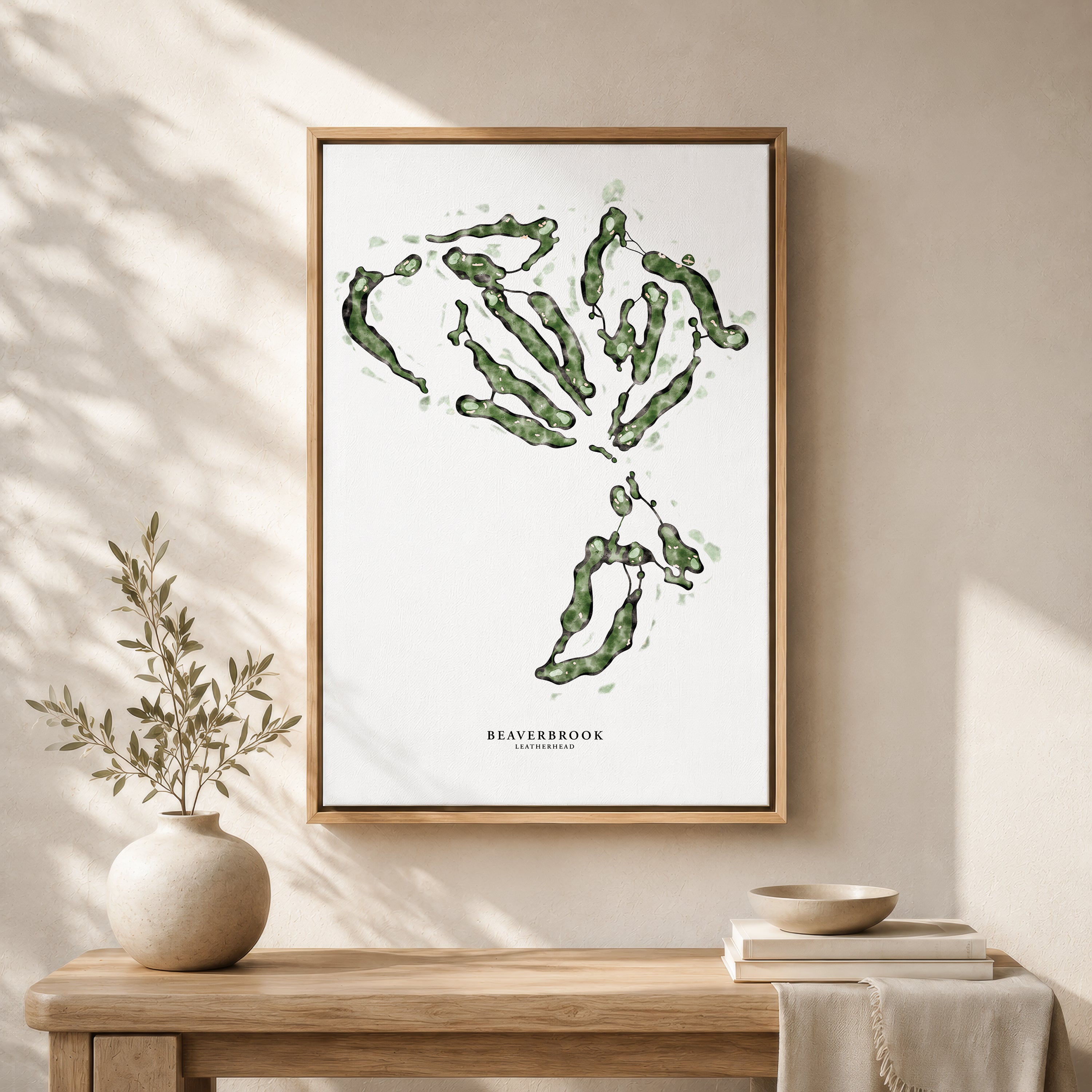 Tray Framed Floating Canvas