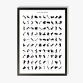 World Top 100 Golf Course Art Print 2025