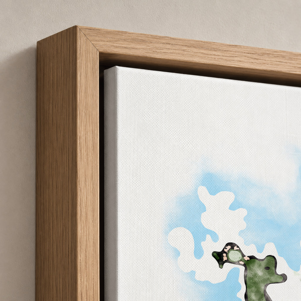 Tray Framed Floating Canvas