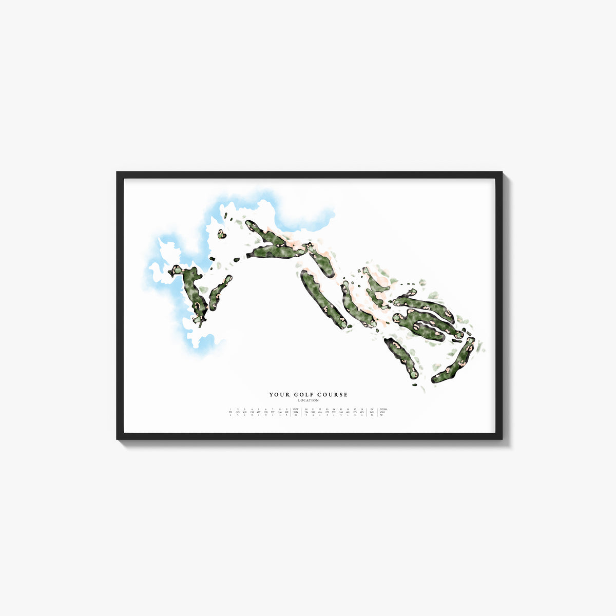 Custom Course Map