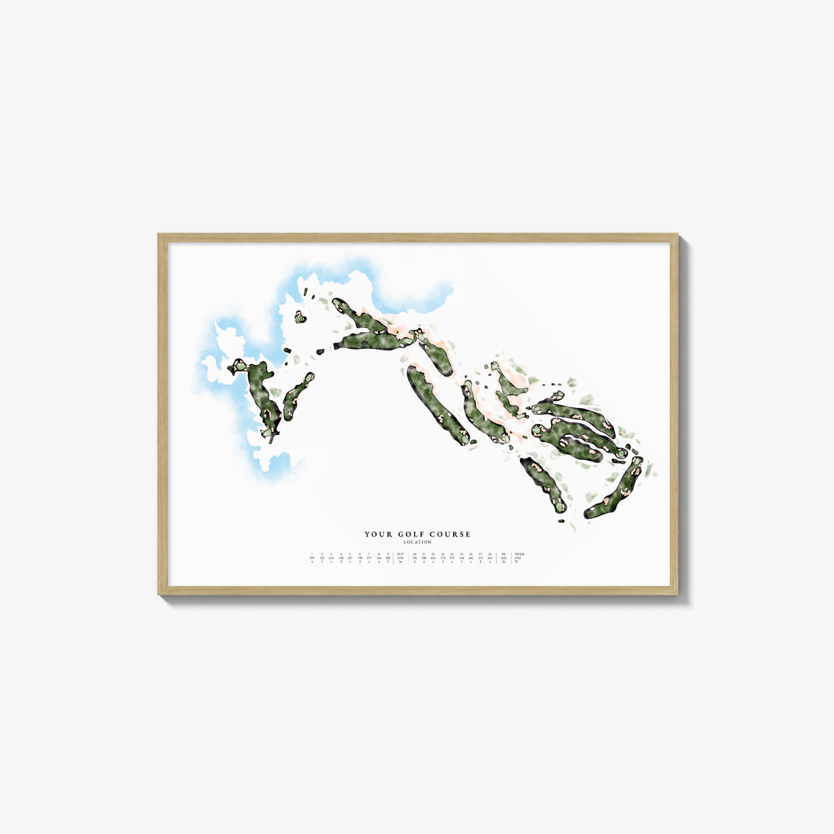 Custom Course Map