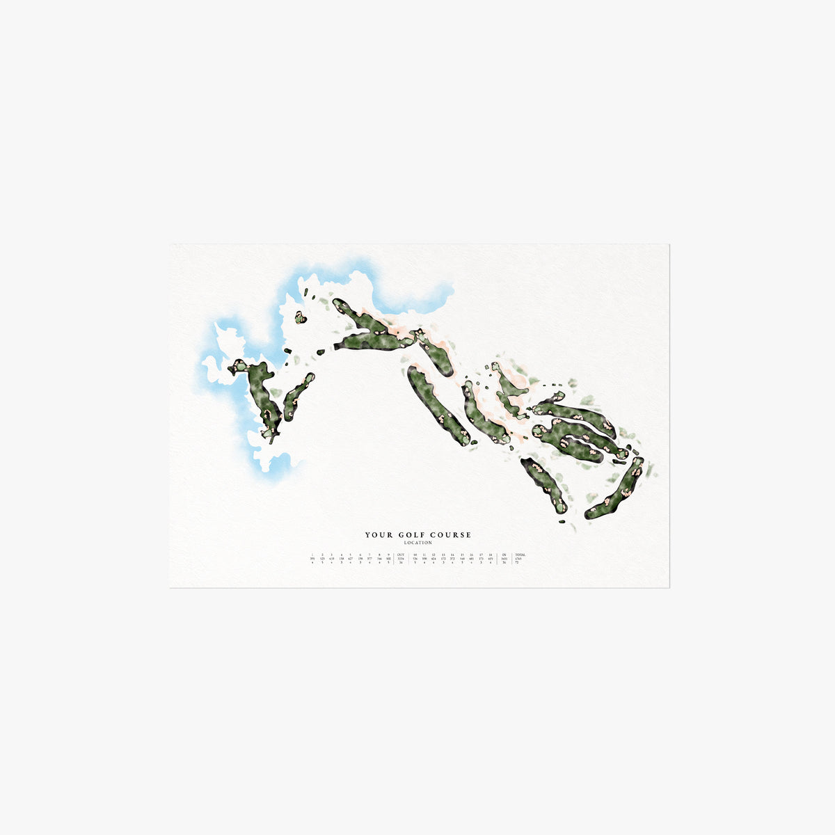 Custom Course Map