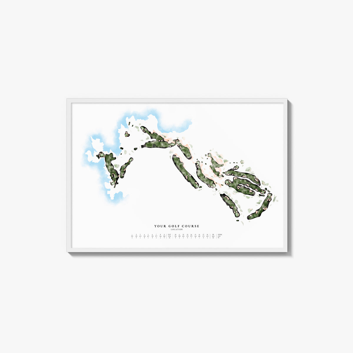 Custom Course Map