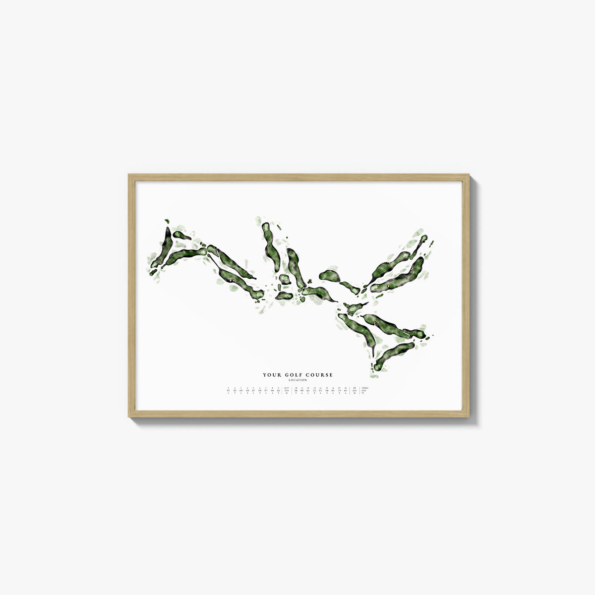 Custom Course Map