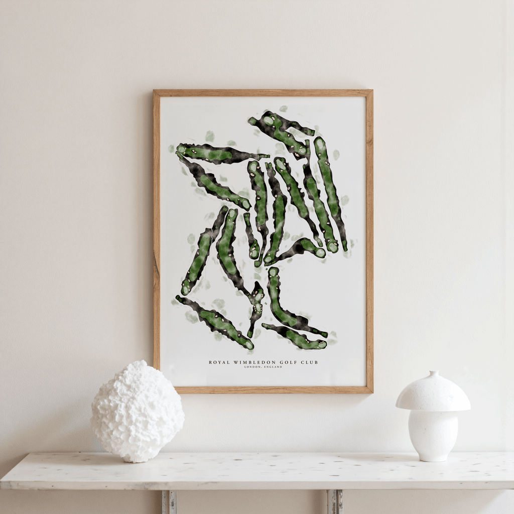 Royal Wimbledon - Hand-Illustrated Golf Course Print