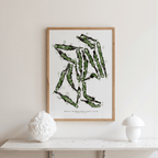 Royal Wimbledon - Hand-Illustrated Golf Course Print