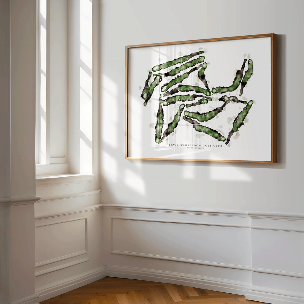 Royal Wimbledon - Hand-Illustrated Golf Course Print