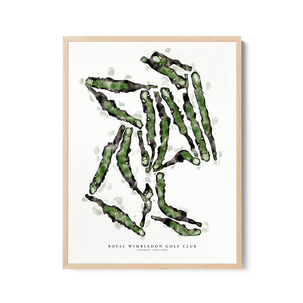 Royal Wimbledon - Hand-Illustrated Golf Course Print