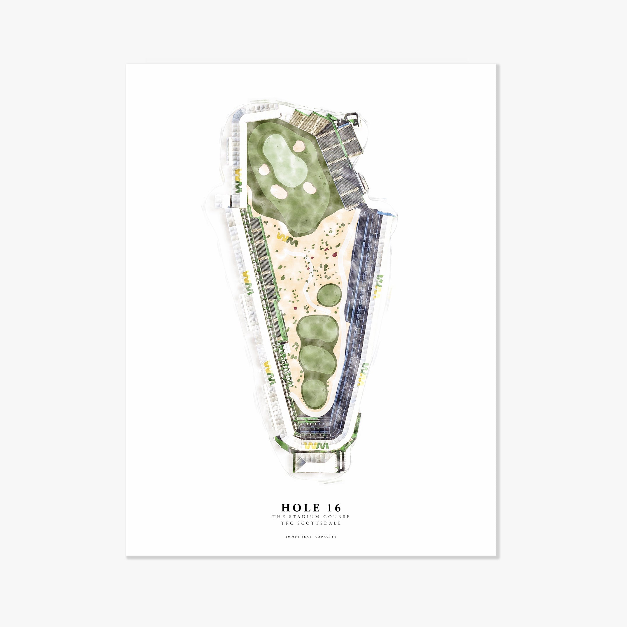 Hole 16 - TPC Scottsdale (Stadium course)
