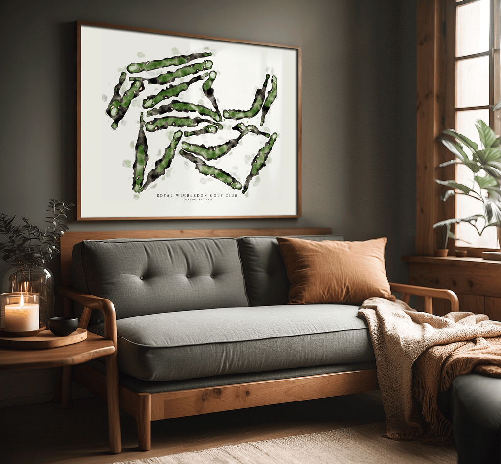 Royal Wimbledon - Hand-Illustrated Golf Course Print