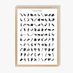 World Top 100 Golf Course Art Print 2025
