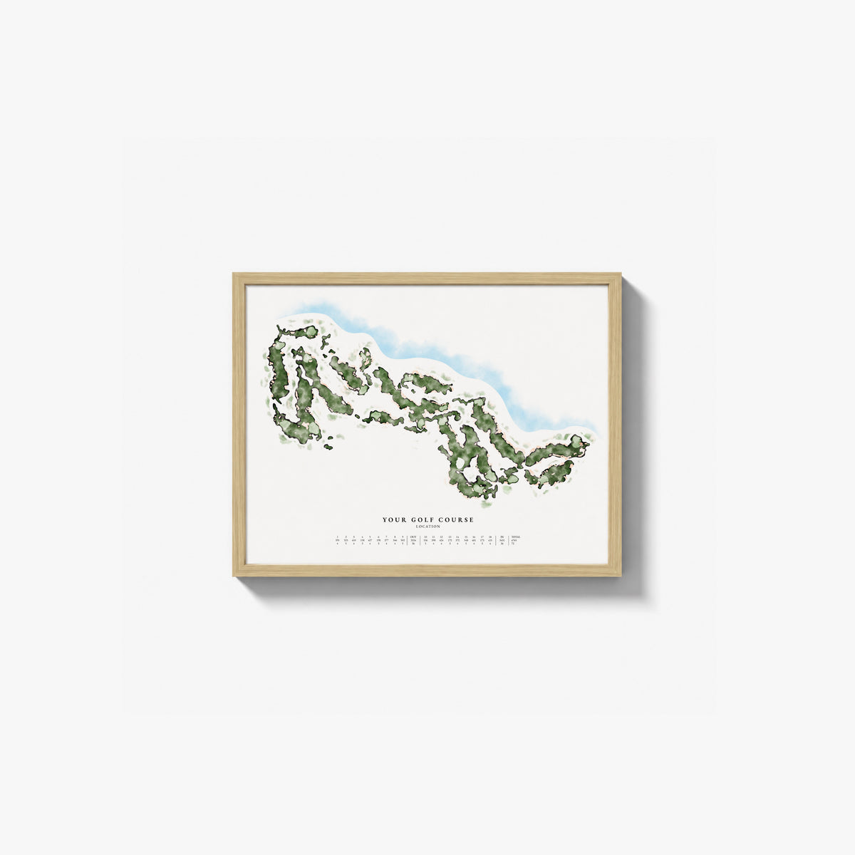 Custom Course Map