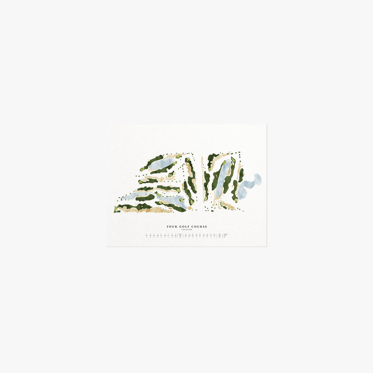 Custom Course Map