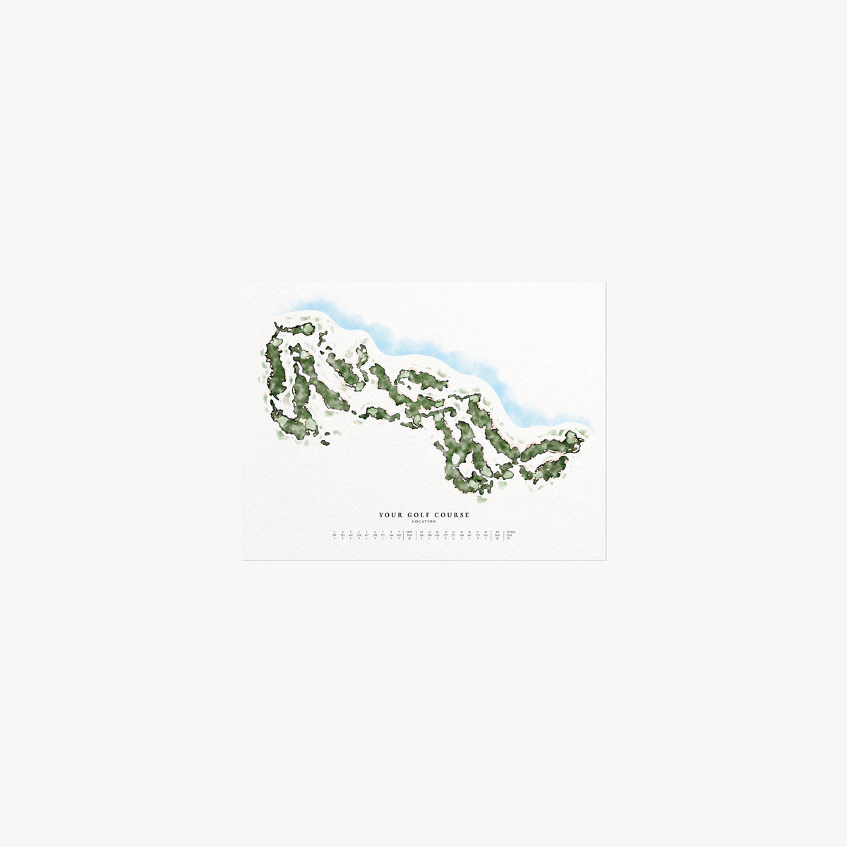 Custom Course Map
