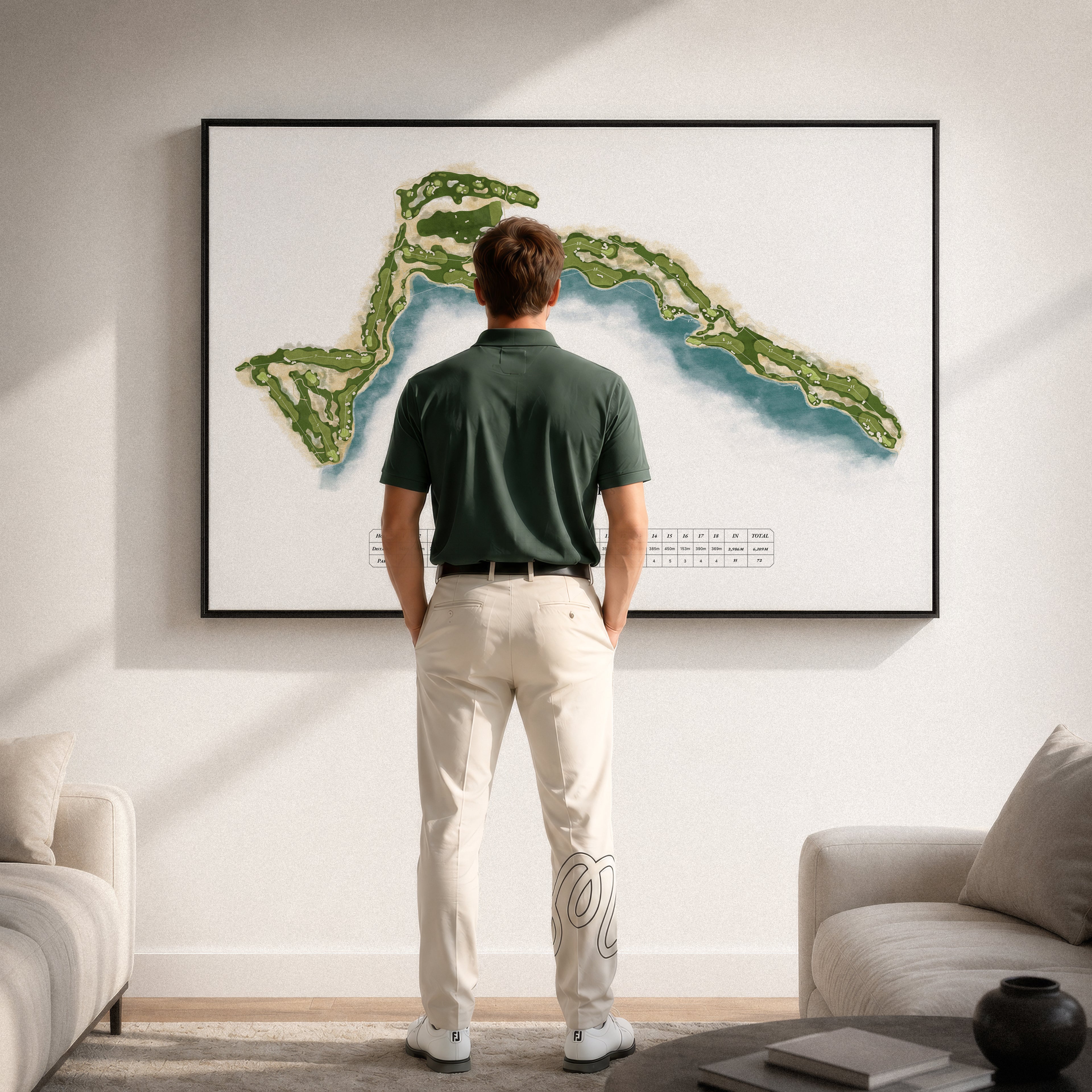 Tray Framed Floating Canvas