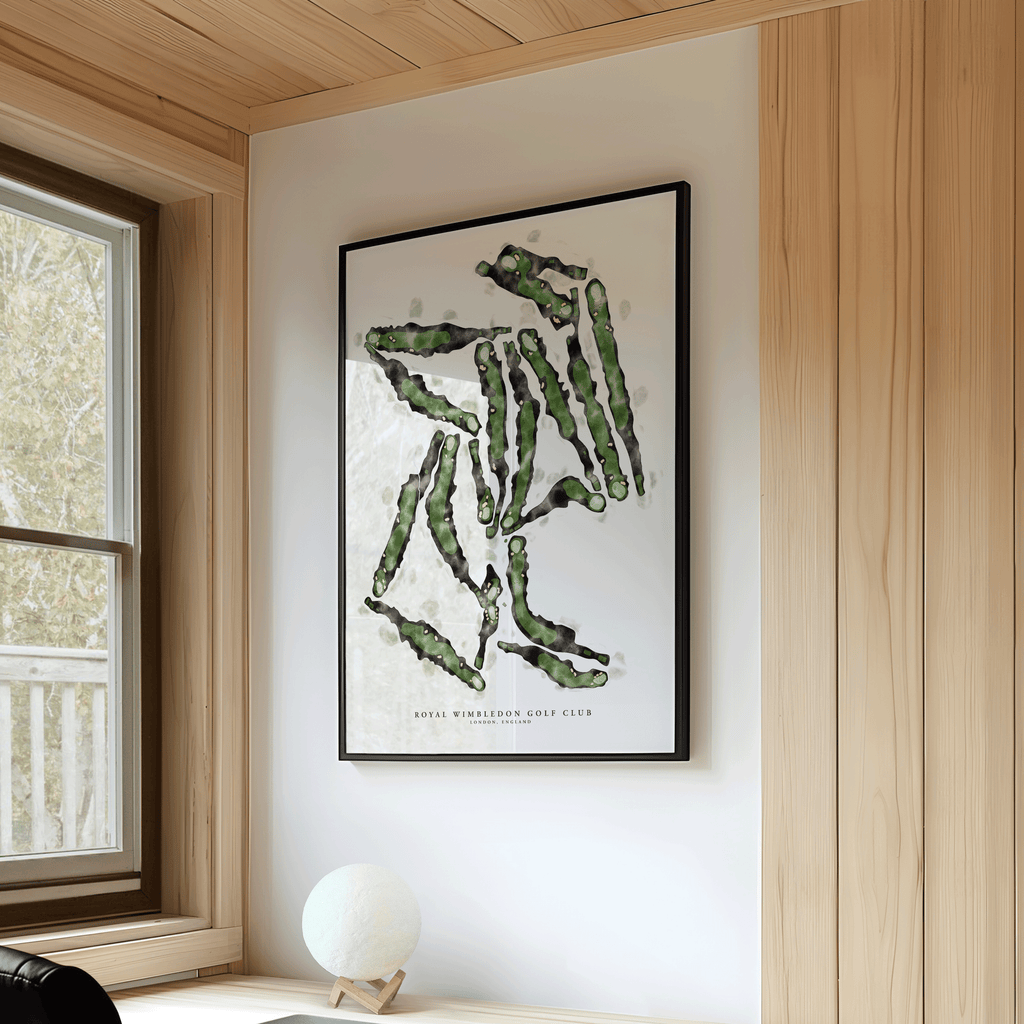 Royal Wimbledon - Hand-Illustrated Golf Course Print