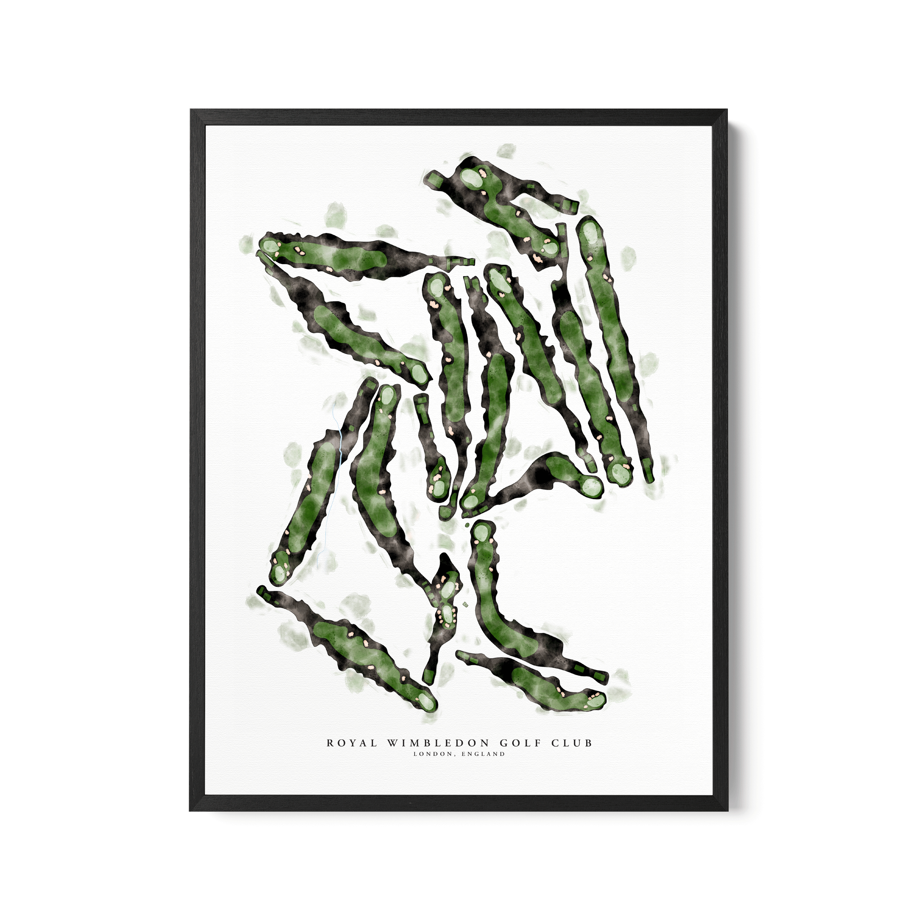 Royal Wimbledon - Hand-Illustrated Golf Course Print