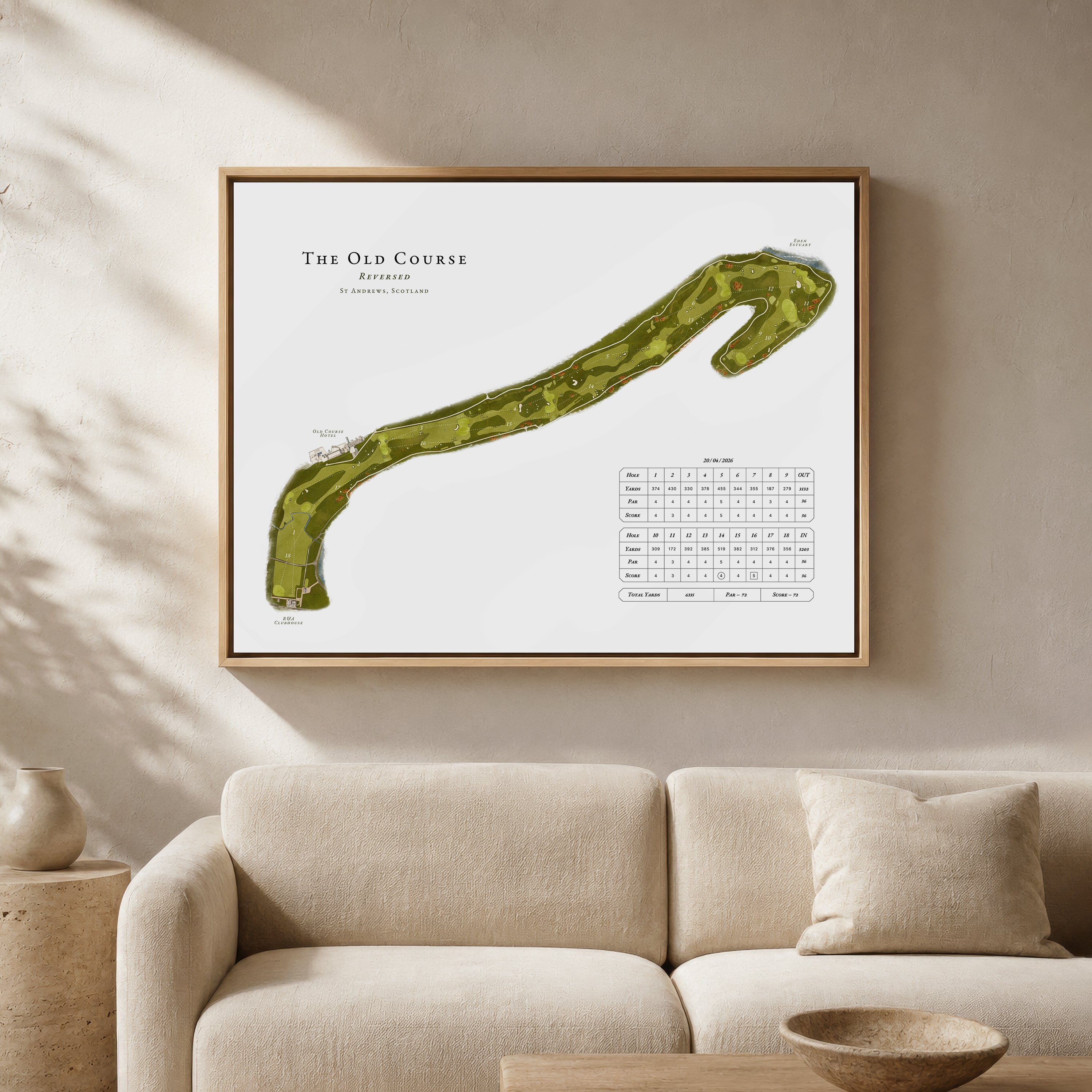 Tray Framed Floating Canvas