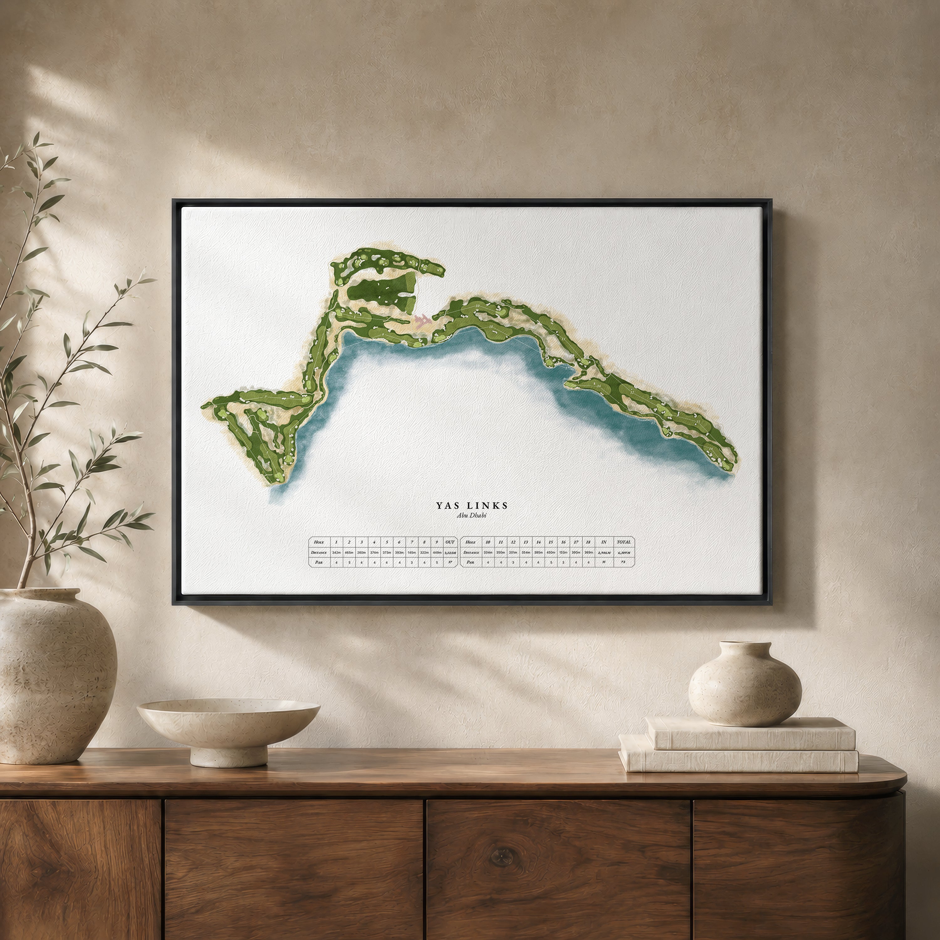 Tray Framed Floating Canvas